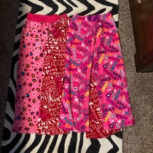 Bundle of fleece pajama pants